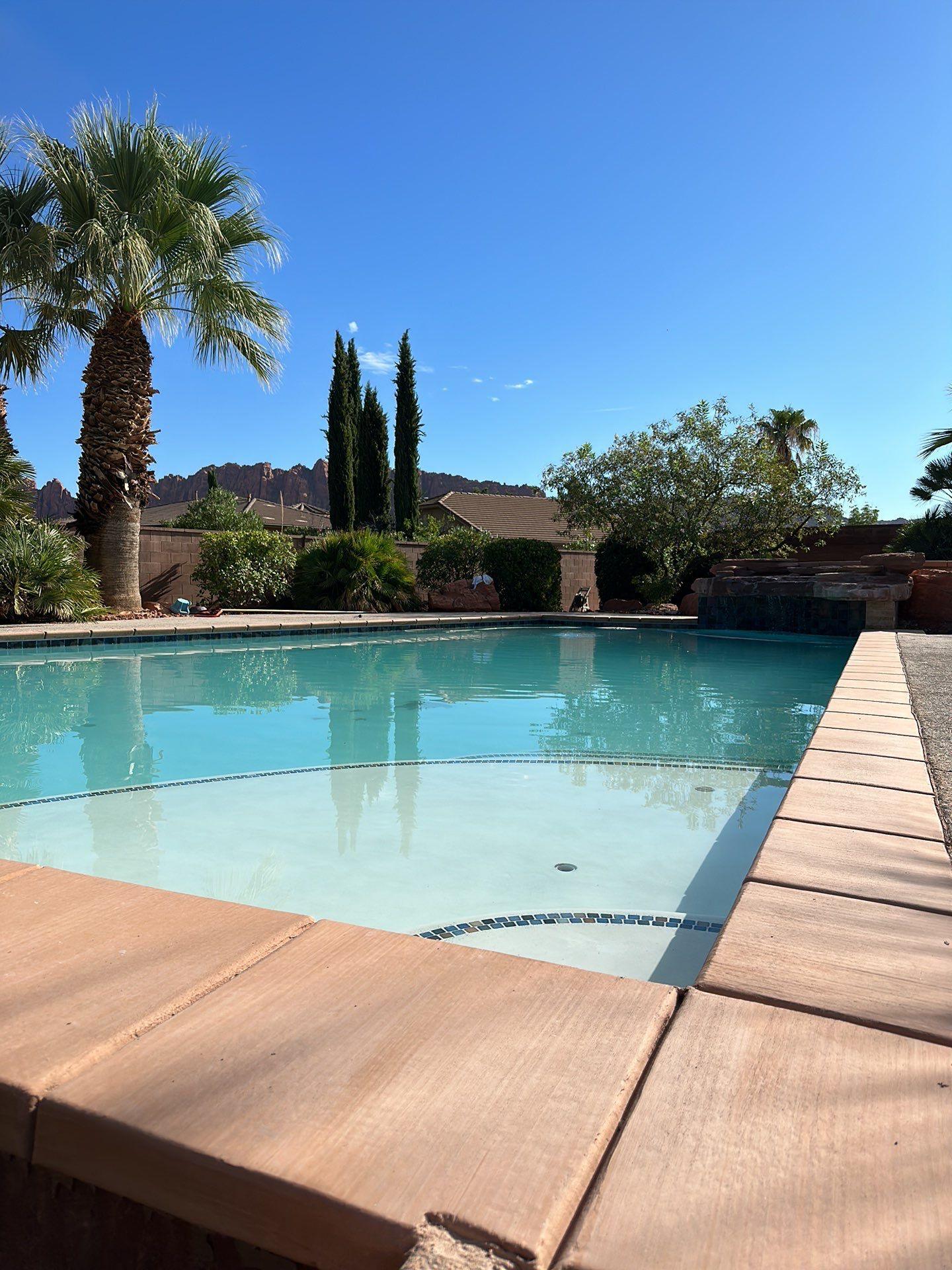 Pool Remodel - blueglassplaster